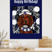 Irish Red Setter    Postcard ポスター (キッチン)