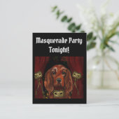 Irish Red Setter    Postcard ポストカード (スタンド正面)