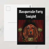 Irish Red Setter    Postcard ポストカード (正面/裏面)