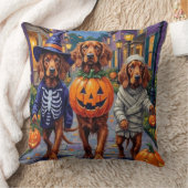 Irish Red Setter Trick-or-Treating Halloween クッション (ブランケット)