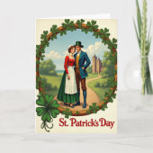 Irish Romance St Patricks Day Card カード (正面)