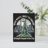 Irish Roots Built to Endure Otter ポストカード (スタンド正面)