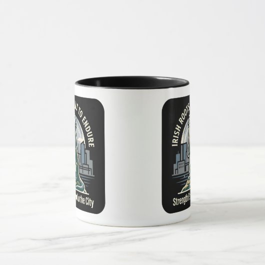 Irish Roots Built to Endure Otter マグカップ (中央)