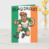 Irish Rugby Charge カード (黄色い花)