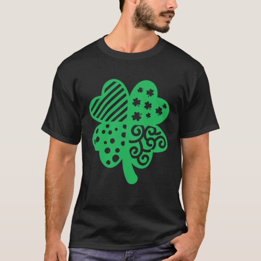 Irish Saint Paddy's Shamrock Happy St Patrick's Da Tシャツ (正面)
