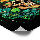 Irish Saint Patrick's Day Paddy Shamrock Dia De Lo ポスター (角)