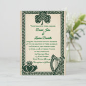 Irish Serenity Photo Wedding Invitation 招待状 (スタンド正面)