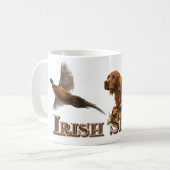 Irish Setter  コーヒーマグカップ (正面左)