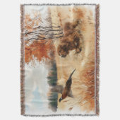 Irish Setter  スローブランケット (正面縦)