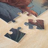 Irish Setter dog ジグソーパズル (側面)