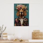 Irish Setter In Suit Poster, Irish Setter ポスター (キッチン)