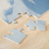 Irish Setter Sledding Adventure Christmas Painting ジグソーパズル (側面)