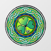 Irish shamrock ウィンドウサイン (シート)