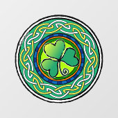 Irish shamrock ウィンドウサイン (シート)