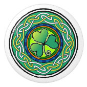 Irish shamrock セラミックノブ (正面)