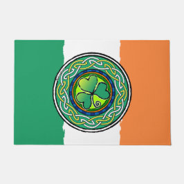 Irish shamrock ドアマット