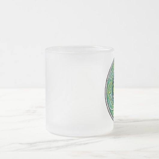 Irish shamrock フロストグラスマグカップ (中央)
