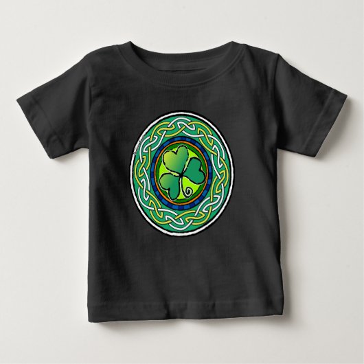 Irish shamrock ベビーTシャツ (正面)