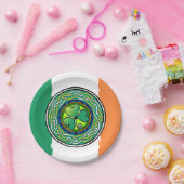 Irish shamrock ペーパープレート (パーティー)