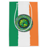 Irish shamrock ミディアムペーパーバッグ (正面)