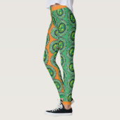 Irish shamrock レギンス (左)