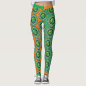 Irish shamrock レギンス (正面)