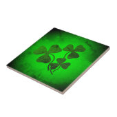 Irish shamrock/green clover, Ireland green glow タイル (側面)