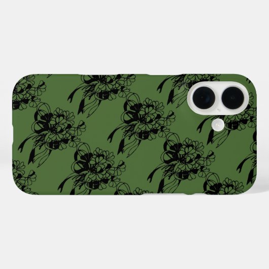 Irish Shamrock Green St. Patrick's Day Case-Mate iPhoneケース (裏面 (横))