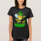 Irish Shamrock Leprechaun Bee St Patrick's Day 1 Tシャツ (正面)
