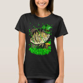 Irish Shamrock Leprechaun Crappie Fish St Patrick' Tシャツ (正面)