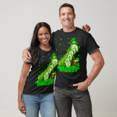Irish Shamrock Leprechaun Cucumber St Patrick's Da Tシャツ (ユニセックス)