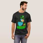 Irish Shamrock Leprechaun Dodo Bird St Patrick's D Tシャツ (正面フル)