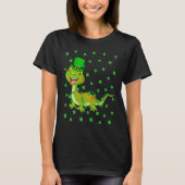 Irish Shamrock Leprechaun Gecko St Patrick's Day Tシャツ (正面)