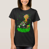 Irish Shamrock Leprechaun Hoopoes Bird St Patrick' Tシャツ (正面)