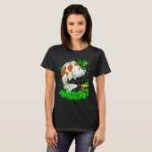 Irish Shamrock Leprechaun Koi Fish St Patrick's Da Tシャツ (正面フル)