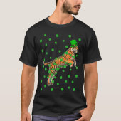 Irish Shamrock Leprechaun Liger St Patrick's Day Tシャツ (正面)