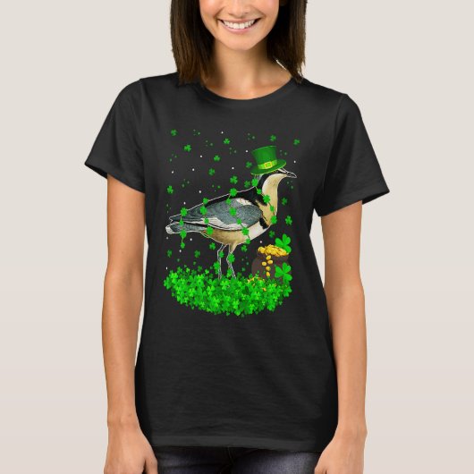 Irish Shamrock Leprechaun P Bird St Patrick's Day Tシャツ (正面)