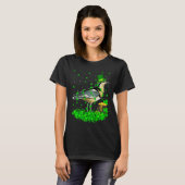 Irish Shamrock Leprechaun P Bird St Patrick's Day Tシャツ (正面フル)
