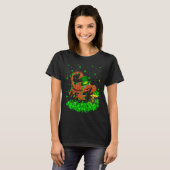 Irish Shamrock Leprechaun Scorpion St Patrick's Da Tシャツ (正面フル)