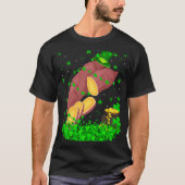 Irish Shamrock Leprechaun Sweet Potato St Patrick' Tシャツ (正面)