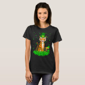 Irish Shamrock Leprechaun Tiger St Patrick's Day   Tシャツ (正面フル)