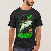 Irish Shamrock Leprechaun Tuna Fish St Patrick's D Tシャツ (正面)