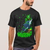 Irish Shamrock Leprechaun Whale Shark St Patrick's Tシャツ (正面)