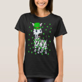 Irish Shamrock Leprechaun Zebra St Patrick's Day Tシャツ (正面)
