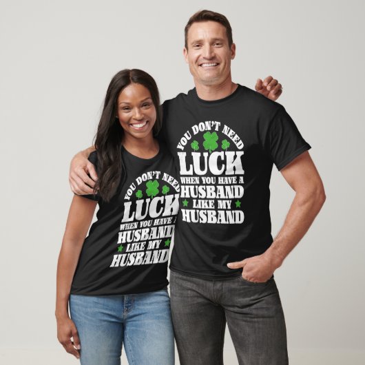 Irish Shamrock Lucky Husband St Patrick's Day Wome Tシャツ (ユニセックス)