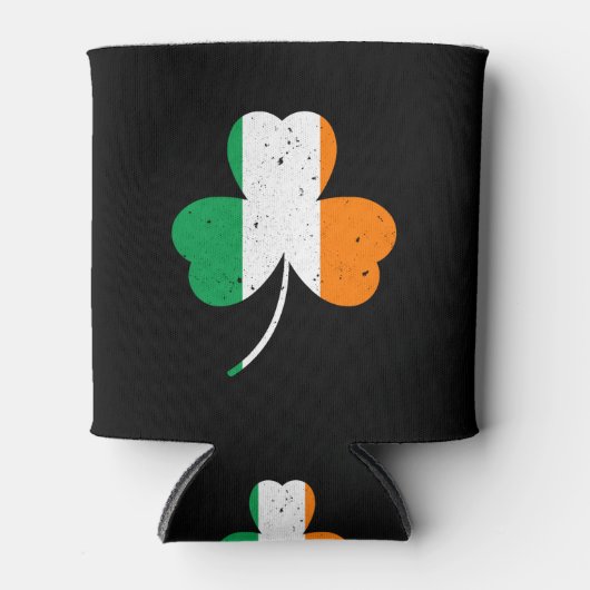 Irish Shamrock St Patrick's Day 缶クーラー (正面)