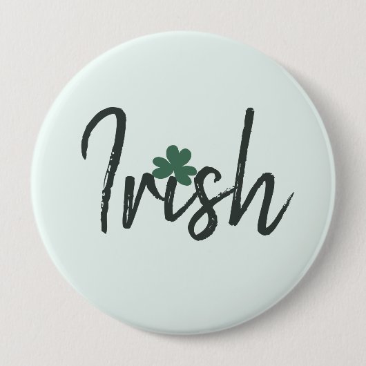 Irish Shamrock St Patricks Day      缶バッジ (正面)