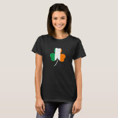 Irish Shamrock St Patrick's Day Tシャツ (正面フル)