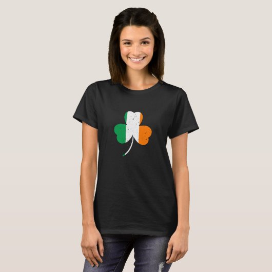 Irish Shamrock St Patrick's Day Tシャツ (正面フル)