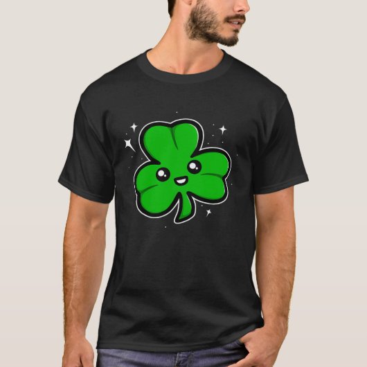 Irish Shamrock Tie Dye Happy St Patrick s Day Go L Tシャツ (正面)